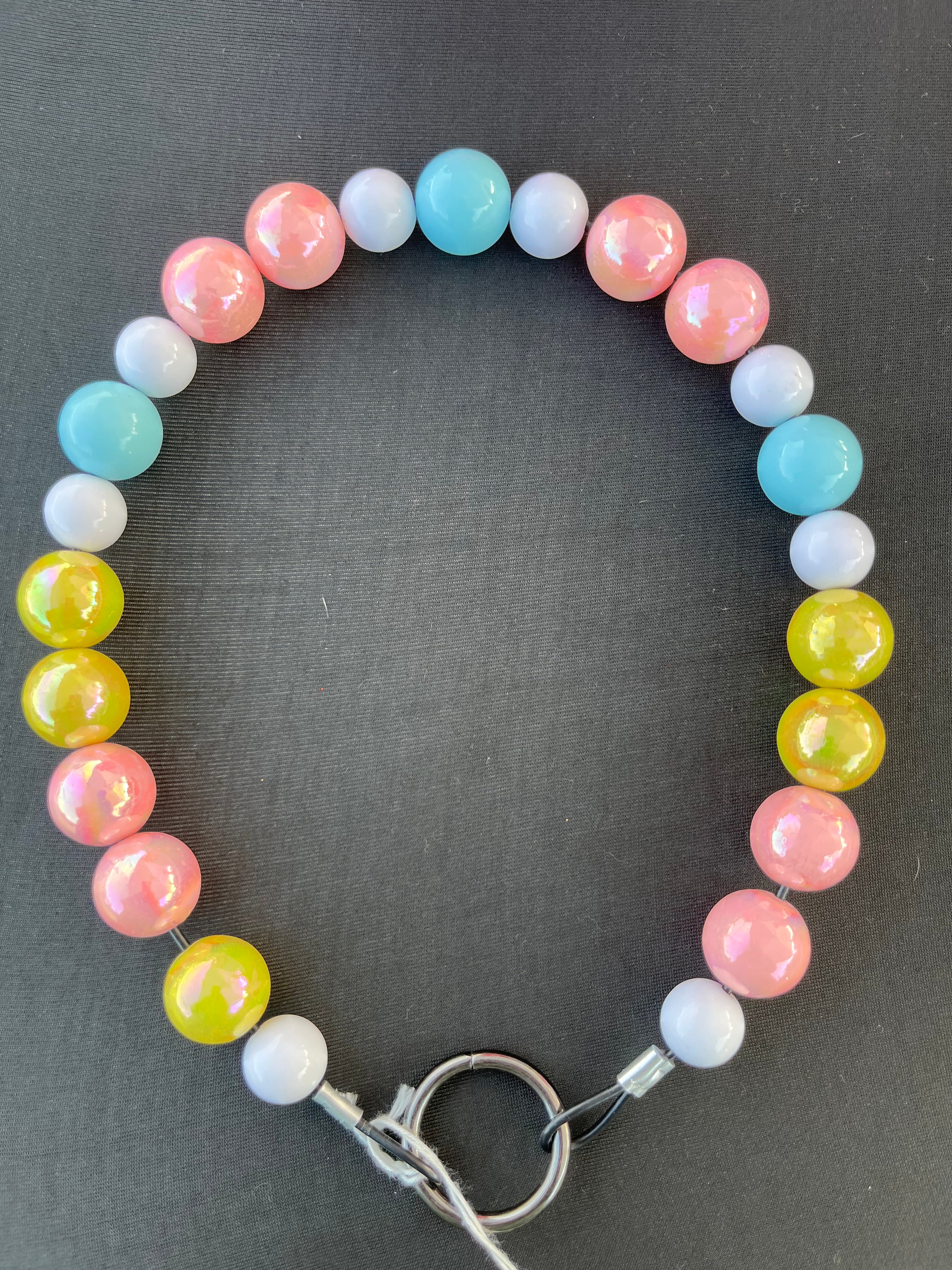 Acrylic Beaded Dog Necklace